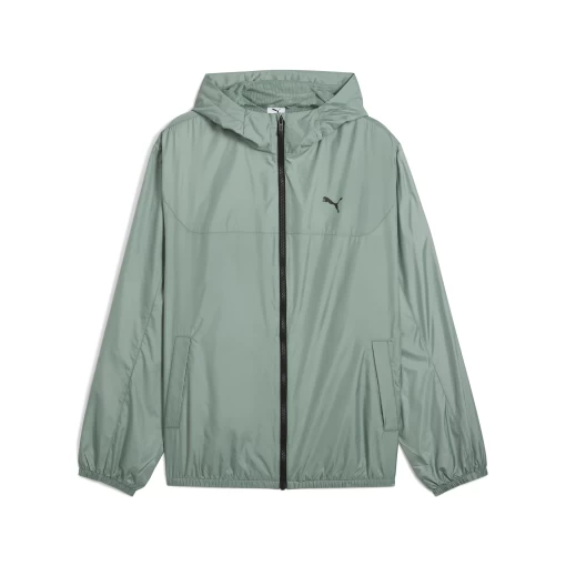 Вітрівка чоловіча PUMA Ess Regular Windbreaker Green Moon м'ятного кольору
