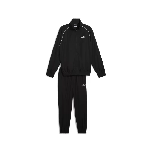 Спортивний костюм чоловічий PUMA Woven Piping Tracksuit чорного кольору