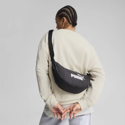 Сумка жіноча PUMA BASE Half Moon Bag чорного кольору