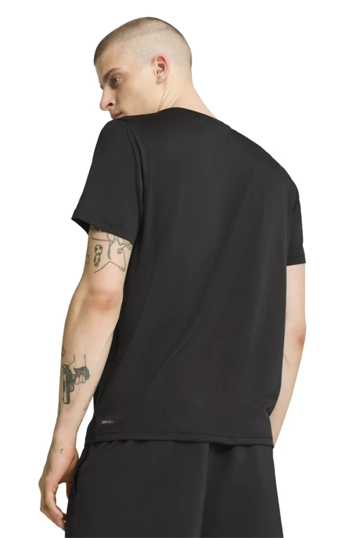 Футболка мужская PUMA M TAD ESS SOLID CAT TEE LC черного цвета