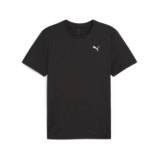 Футболка мужская PUMA M TAD ESS SOLID CAT TEE LC черного цвета