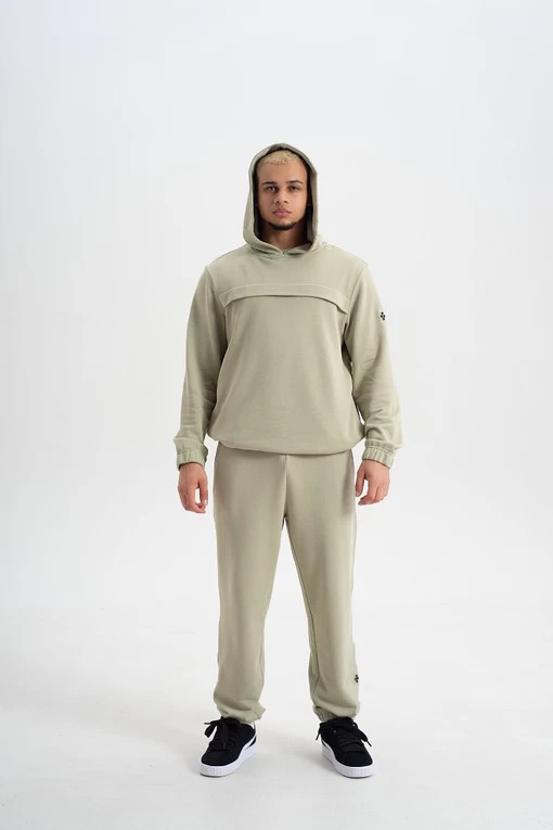 Худі FRND FOR FRIENDS Fold оливкового кольору