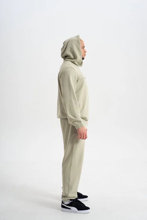 Худі FRND FOR FRIENDS Fold оливкового кольору