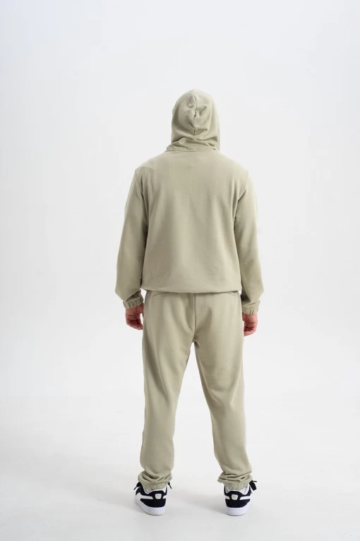 Худі FRND FOR FRIENDS Fold оливкового кольору