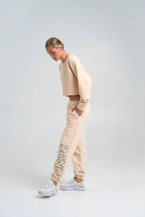 Штани FRND FOR FRIENDS Mia Pants світло-бежевого кольору