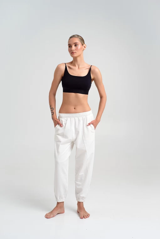 Штани FRND FOR FRIENDS Pretty молочного кольору