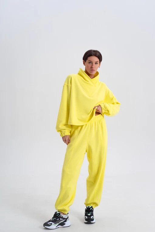 Штани FRND FOR FRIENDS QUEEN жовтого кольору