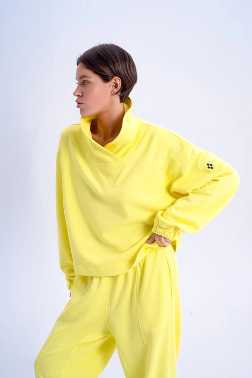 Штани FRND FOR FRIENDS QUEEN жовтого кольору