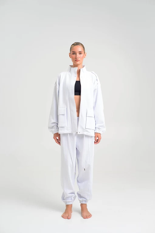 Штани FRND FOR FRIENDS QUEEN білого кольору