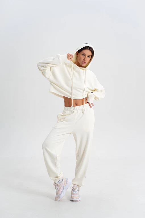 Штани FRND FOR FRIENDS Belle молочного кольору