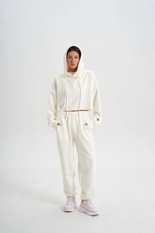 Штани FRND FOR FRIENDS Belle молочного кольору