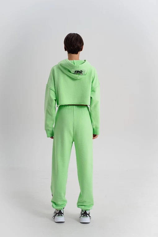 Штани FRND FOR FRIENDS Belle світло-зеленого кольору