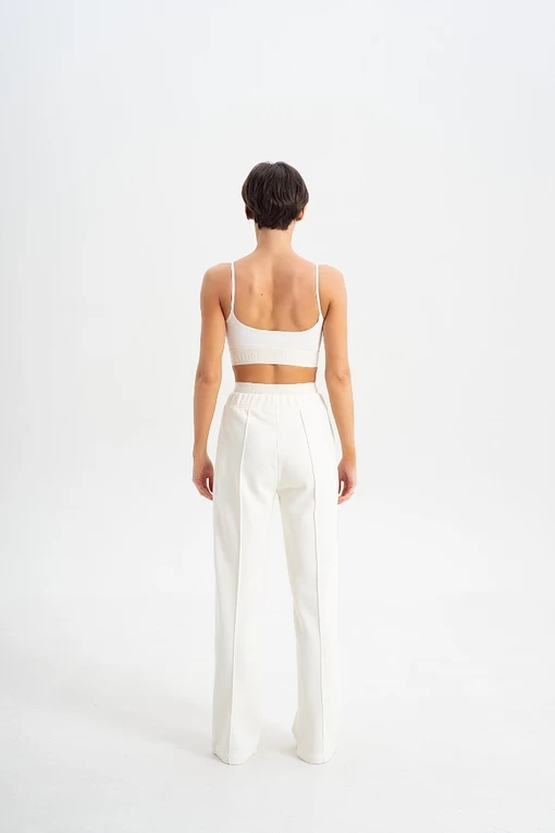 Топ с тонкими бретелями FRND FOR FRIENDS Boom Cool top молочного цвета