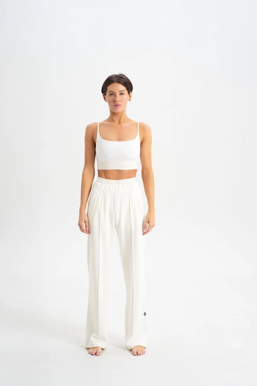 Топ с тонкими бретелями FRND FOR FRIENDS Boom Cool top молочного цвета