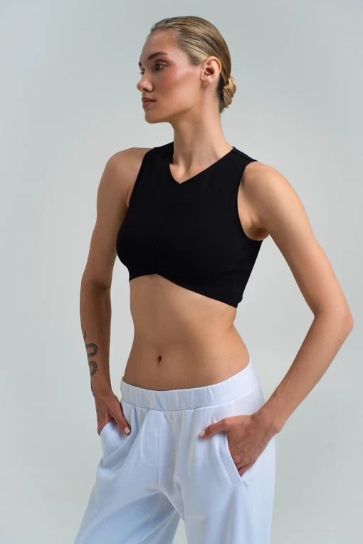 Топ FRND FOR FRIENDS Mini Top черного цвета