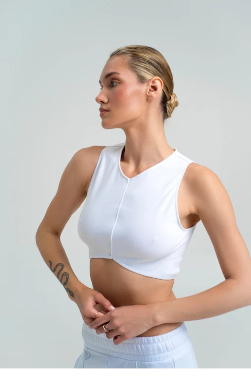 Топ FRND FOR FRIENDS Mini Top белого цвета