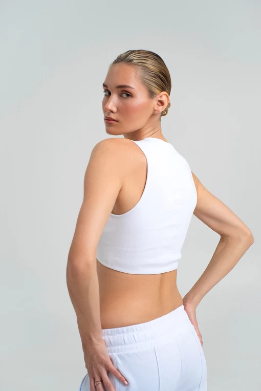 Топ FRND FOR FRIENDS Mini Top белого цвета