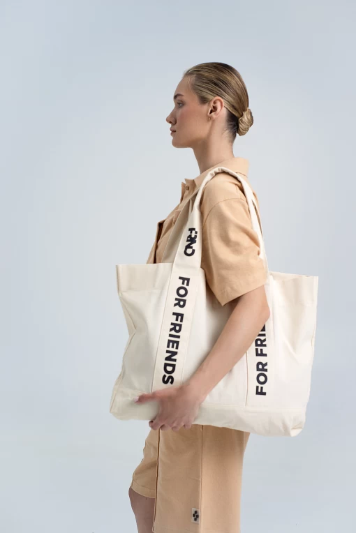 Шопер FRND FOR FRIENDS Shopper Bag молочного кольору