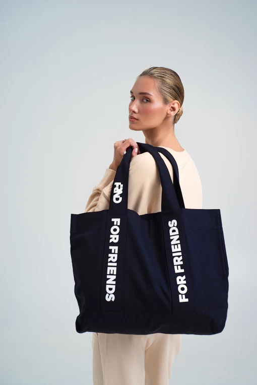 Шопер FRND FOR FRIENDS Shopper Bag черного цвета