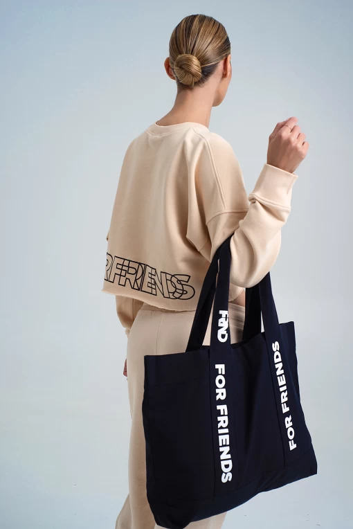 Шопер FRND FOR FRIENDS Shopper Bag черного цвета