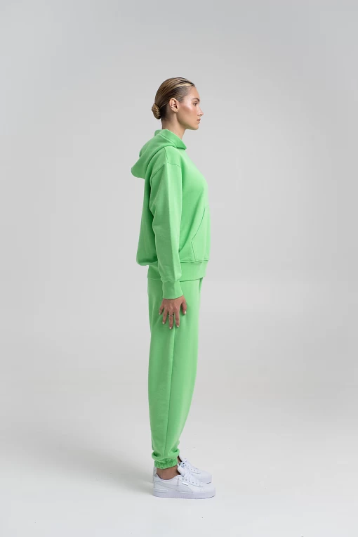 Худи FRND FOR FRIENDS Real hoodie светло-зеленого цвета