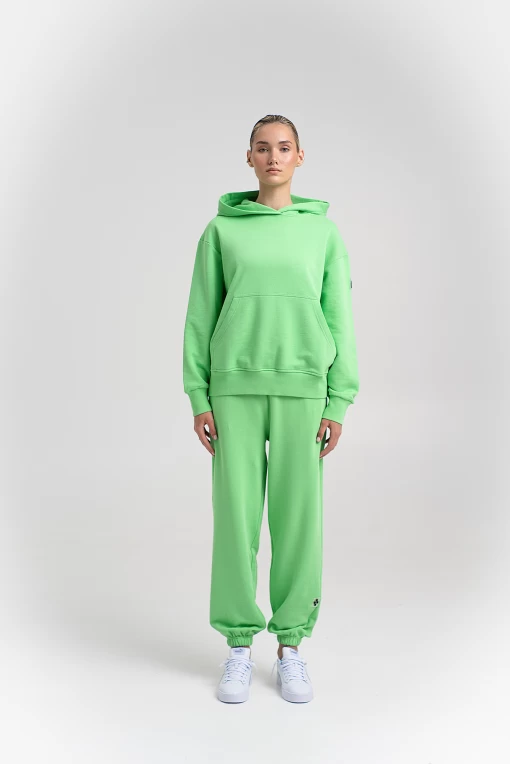 Худи FRND FOR FRIENDS Real hoodie светло-зеленого цвета