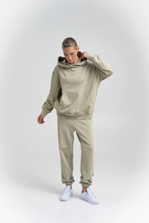 Худi FRND FOR FRIENDS Real hoodie оливкового кольору