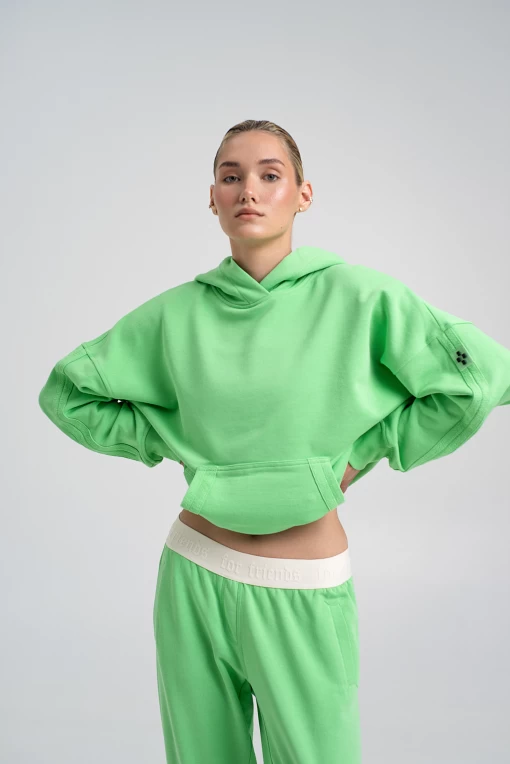 Худи FRND FOR FRIENDS Edition светло-зеленого цвета