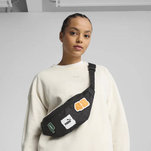 Сумка на пояс PUMA PUMA PHASE PATCH Waist Bag Unisex чорного кольору
