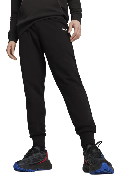 Спортивные штаны мужские PUMA BMW MMS ESS+ PANTS FT черного цвета