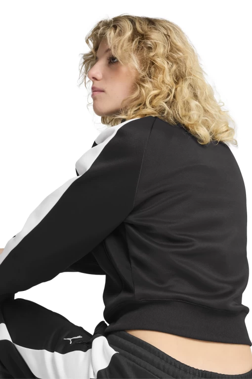 Олимпийка женская PUMA T7 ALWAYS ON Track Jacket черного цвета
