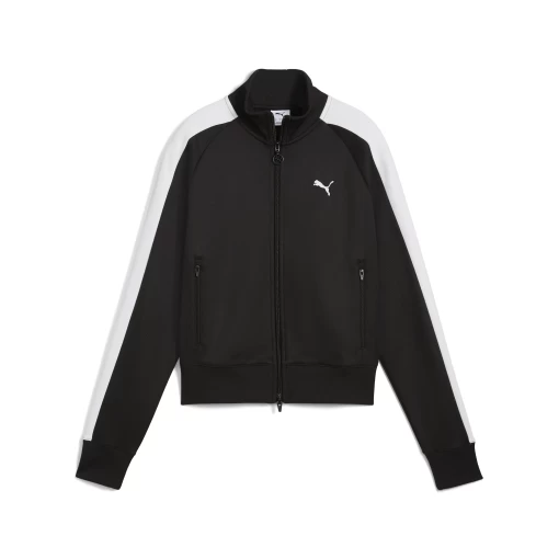 Олимпийка женская PUMA T7 ALWAYS ON Track Jacket черного цвета