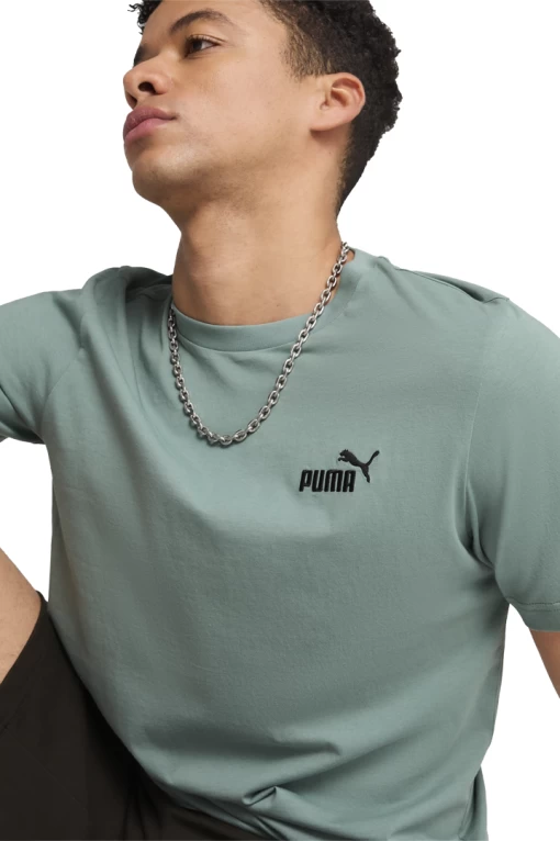 Футболка чоловіча PUMA ESS Small No. 1 Logo Tee Green Moon