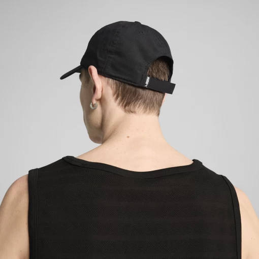 Кепка PUMA ESS ELEVATED BB Cap Unisex черного цвета