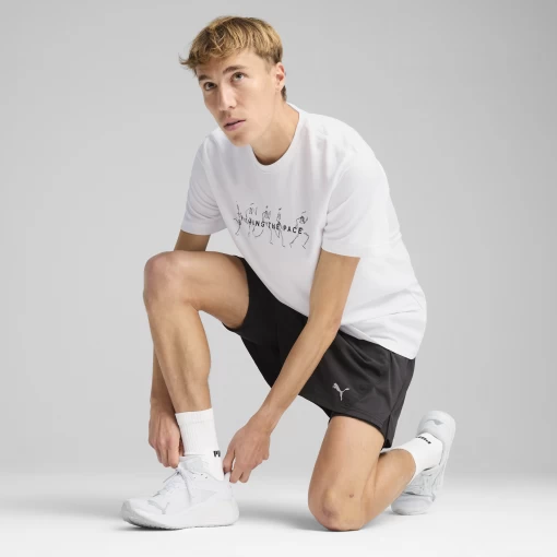 Футболка чоловіча PUMA GRAPHICS RUNNING ILLUSTRATIO PUMA White-Q2