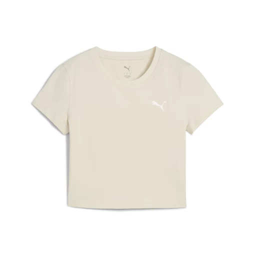Футболка женская PUMA WARDROBE ESS Baby Tee Alpine Snow