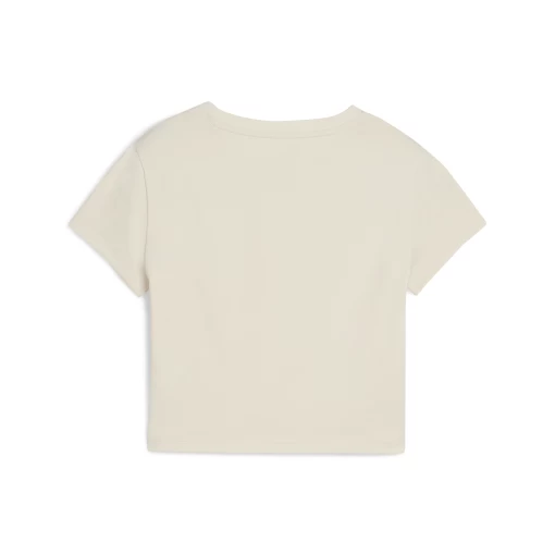 Футболка женская PUMA WARDROBE ESS Baby Tee Alpine Snow
