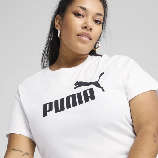 Футболка жіноча PUMA ESS No. 1 Logo Tee білого кольору