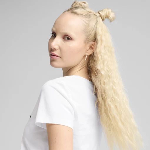 Футболка жіноча PUMA ESS No. 1 Logo Tee білого кольору
