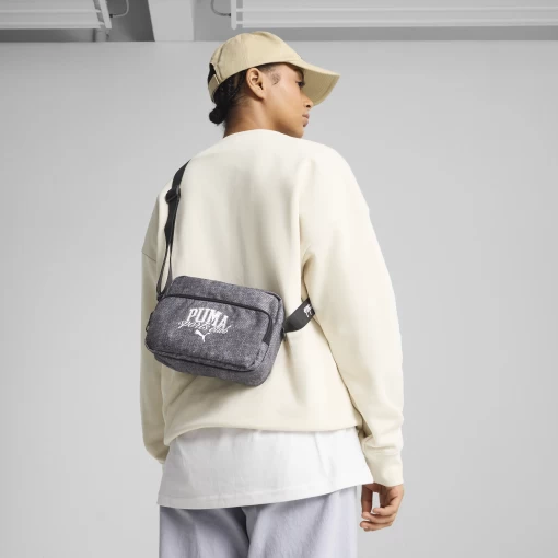 Сумка PUMA PHASE CLASS Crossbody B Unisex серого цвета