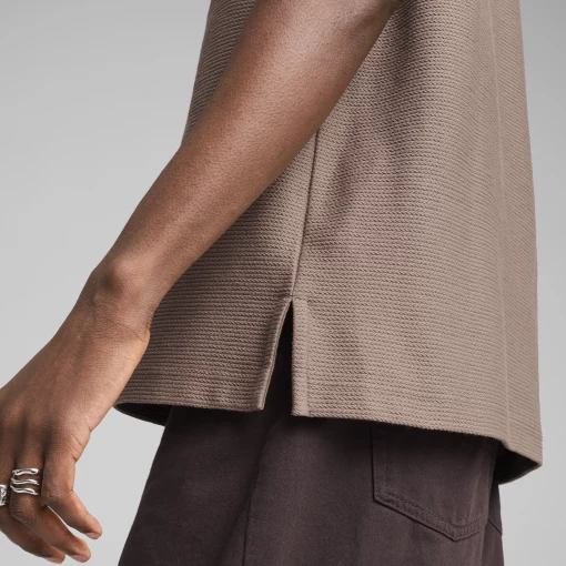 Поло PUMA PREMIUM ESS Jacquard Polo Unisex Totally Taupe