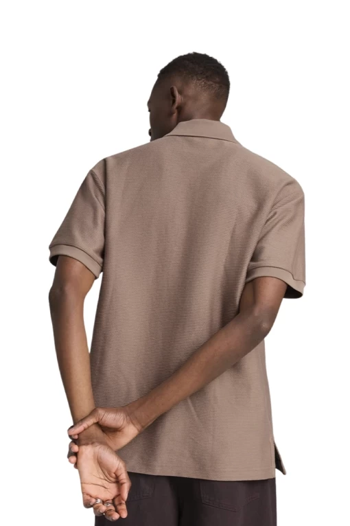 Поло PUMA PREMIUM ESS Jacquard Polo Unisex Totally Taupe