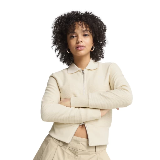Олимпийка жіноча PUMA PREMIUM ESS Cardigan Alpine Snow