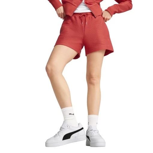 Спортивні шорти жіночі PUMA PREMIUM ESS A-Line Shorts Red Fire