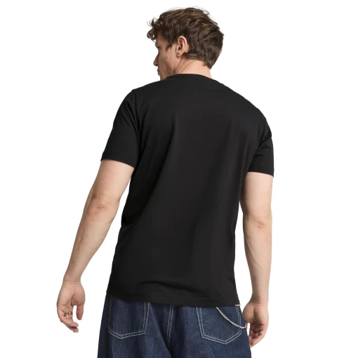 Футболка чоловіча PUMA GRAPHICS Puma Wording Tee чорного кольору