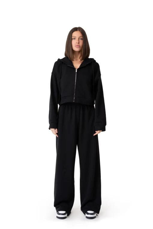 Зіп-худі FRND FOR FRIENDS Kris жіноче чорного кольору