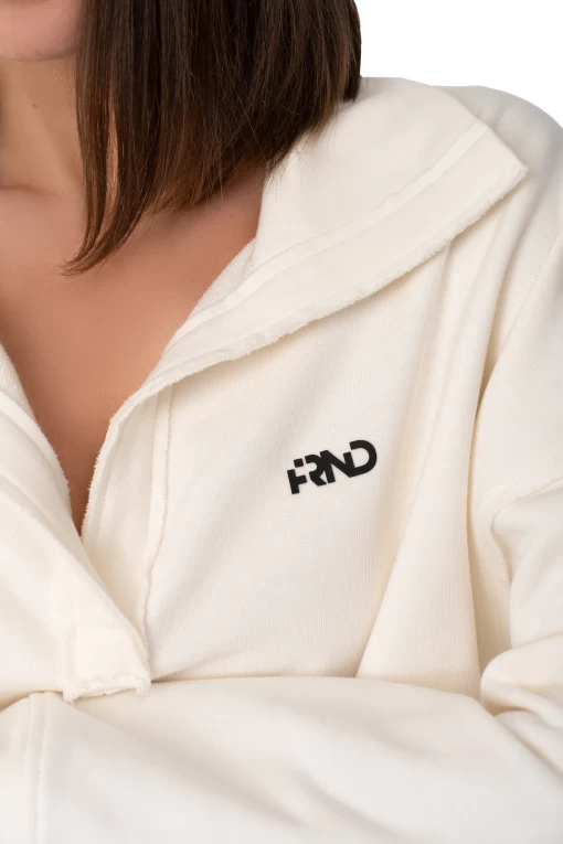 Свитшот FRND FOR FRIENDS женский Naomi молочного цвета
