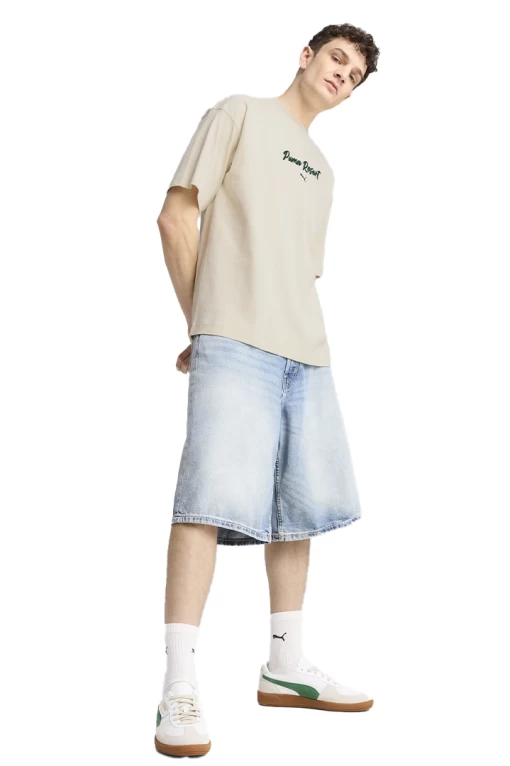 Футболка PUMA PREMIUM ESS Graphic Tee Unisex білого кольору