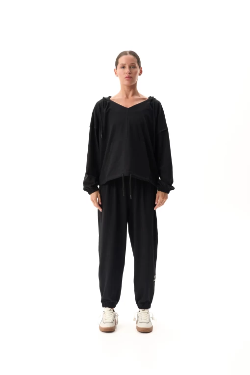 Худі FRND FOR FRIENDS Movie жіноче чорного кольору