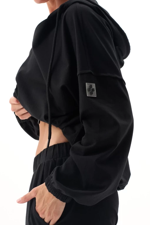 Худі FRND FOR FRIENDS Movie жіноче чорного кольору